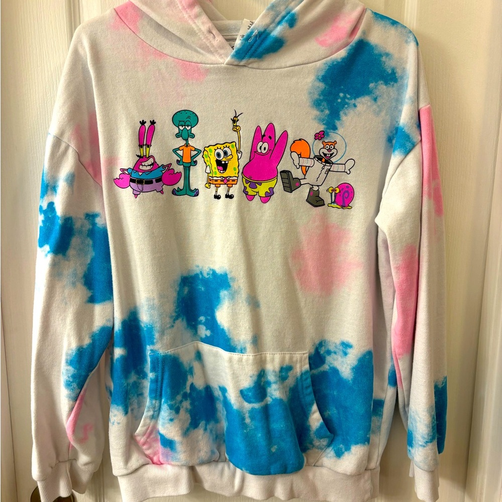 Unisex Hooded SpongeBob Sweatshirt Size Medium, Great Condition